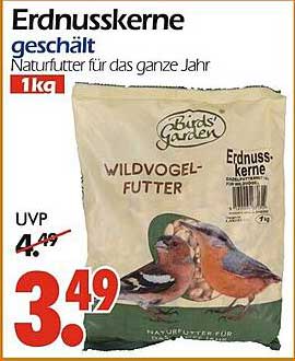 Erdnusskerne geschält – Naturfutter für das ganze Jahr