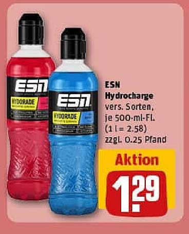 ESN Hydrocharge vers. Sorten, je 500-ml-Fl.