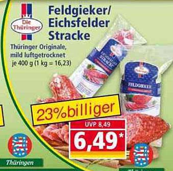 Feldgieger/Eichsfelder Stracke - Thüringer Originale, mild luftgetrocknet