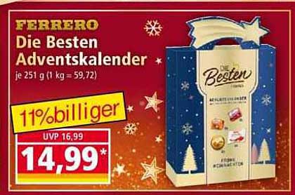 Ferrero Die Besten Adventskalender