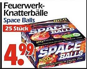 Feuerwerk-Knatterbälle Space Balls