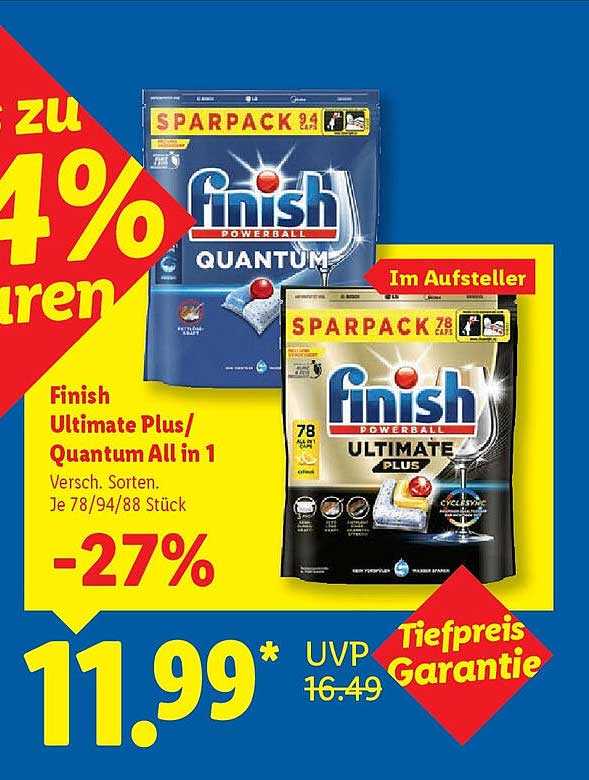 Finish Ultimate Plus/Quantum All in 1