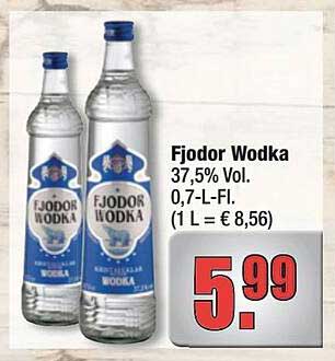 Fjodor Wodka 0,7 L – Hochprozentiger Genuss