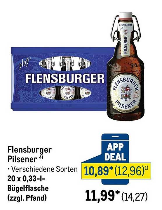 Flensburger Pilsener – 20 x 0,33l Bügelflasche