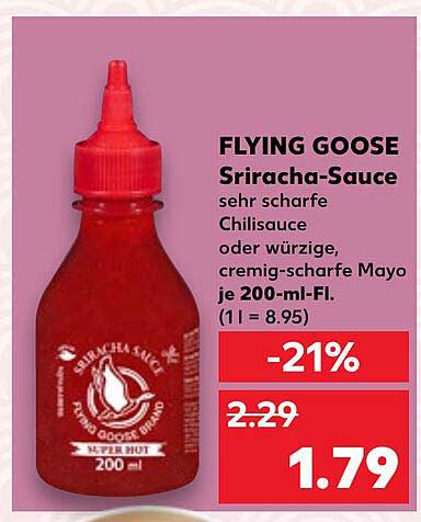 FLYING GOOSE Sriracha-Sauce 200 ml
