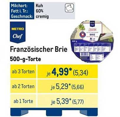 Französischer Brie - 500-g-Torte