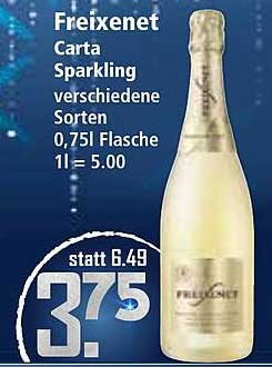 Freixenet Carta Sparkling verschiedene Sorten 0,75 L Flasche