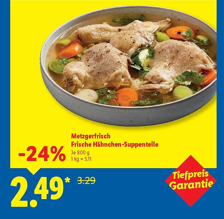 Frische Hähnchen-Suppenteile - Metzgerfrisch