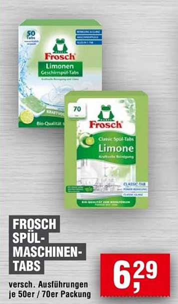 Frosch Spülmaschinen-Tabs - Limone (50er/70er Packung)