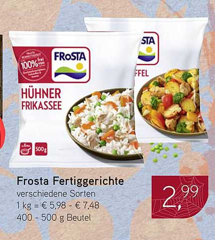 Frosta Fertiggerichte – Hühnerfrikassee und mehr