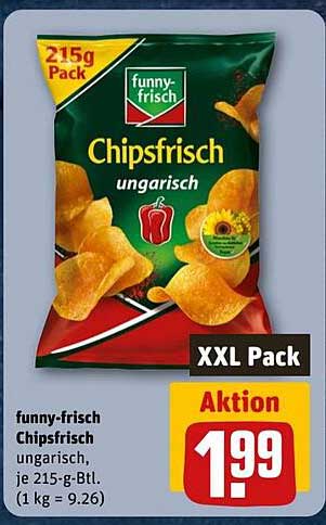 funny-frisch Chipsfrisch ungarisch 215 g