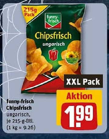 funny-frisch Chipsfrisch ungarisch 215g