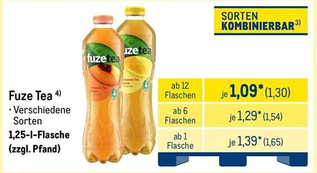 Fuze Tea – Erfrischung in verschiedenen Sorten