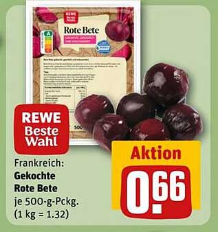 Gekochte Rote Bete 500-g-Packung
