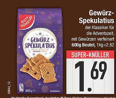 Gewürz-Spekulatius 600g Beutel