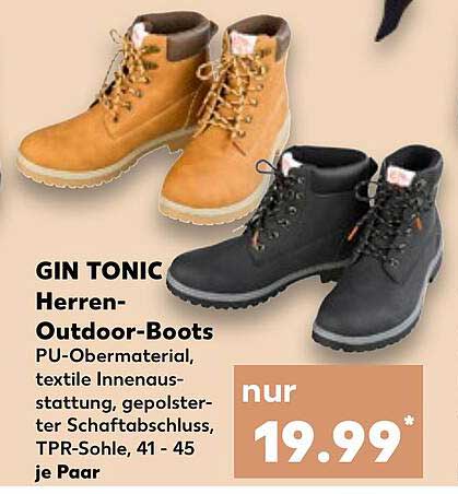 GIN TONIC Herren-Outdoor-Boots
