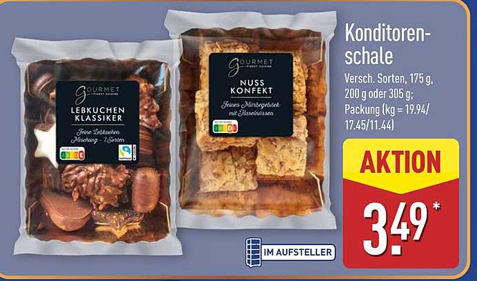 Gourmet Konditorenschale – Lebkuchen Klassiker und Nuss Konfekt