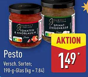 Gourmet Pesto – Tomaten & Knoblauch oder Spinat-Ziegenkäse