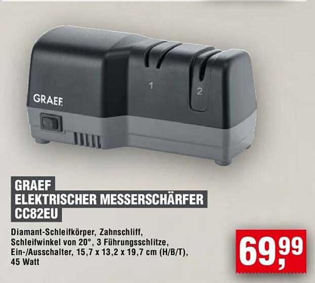 GRAEF Elektrischer Messerschärfer CC82EU