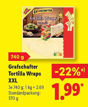 Graf Schaffer Tortilla Wraps XXL