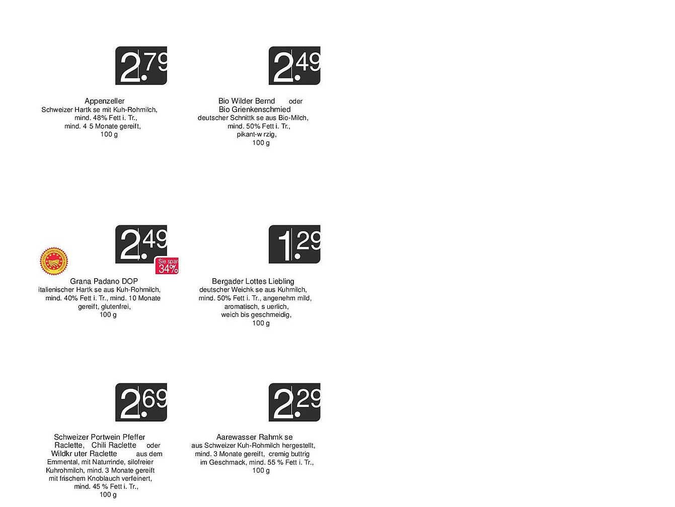 Grana Padano DOP – Italienischer Hartkäse