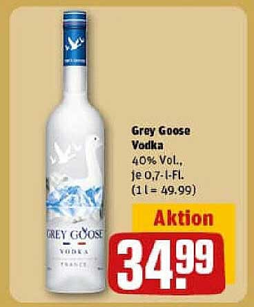 Grey Goose Vodka 0,7 l Flasche - Aktion