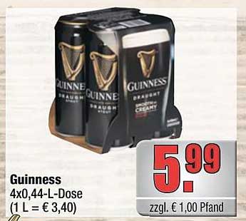 Guinness 4x0,44-L-Dose