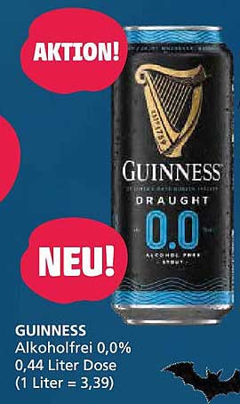 GUINNESS Alkoholfrei 0,0% – 0,44 Liter Dose
