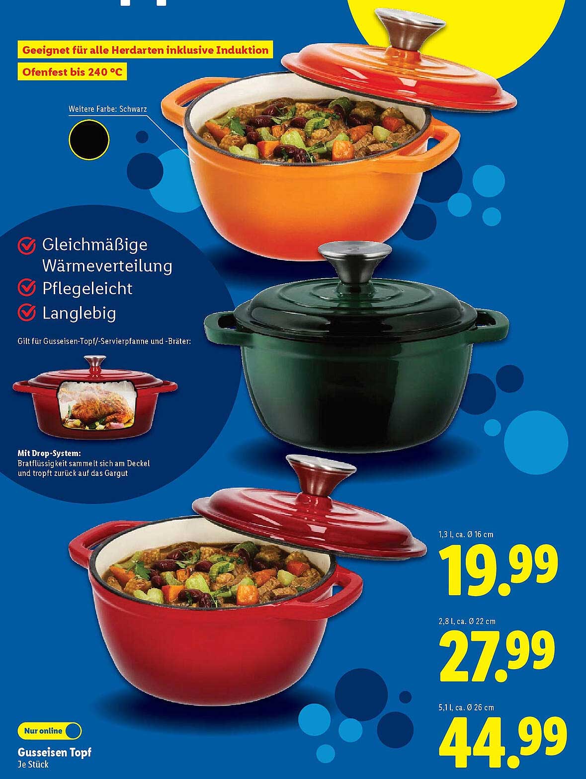 Gusseisen Topf Je Stück