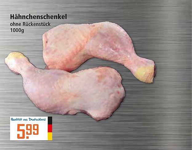 Hähnchenschenkel ohne Rückenstück 1000g