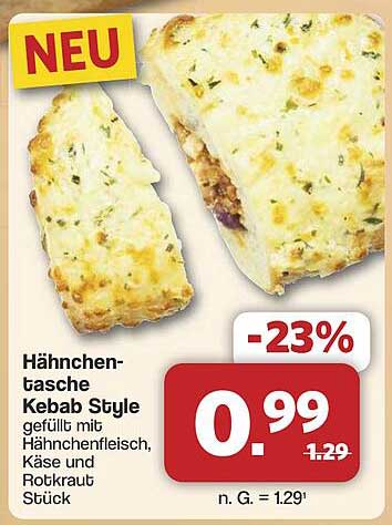 Hähnchentasche Kebab Style