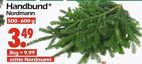 Handbund Nordmann - Frische Tannenzweige für Ihr Zuhause
