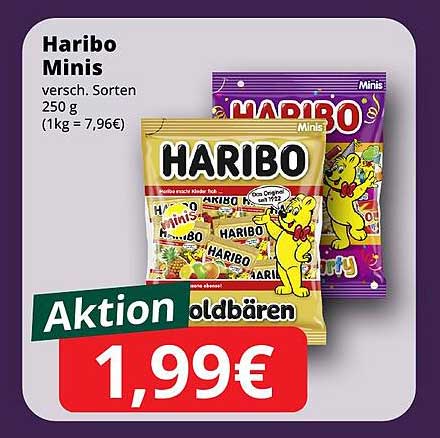Haribo Minis - Verschiedene Sorten (250 g)