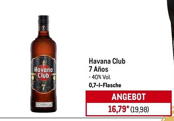 Havana Club 7 Años - 0,7-L-Flasche