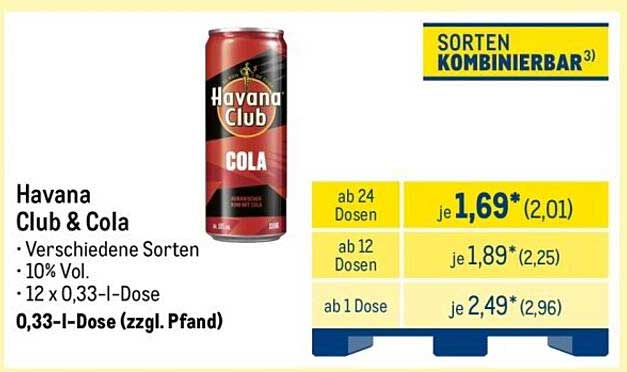 Havana Club & Cola 0,33-I-Dose