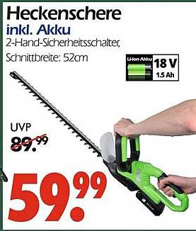 Heckenschere inkl. Akku