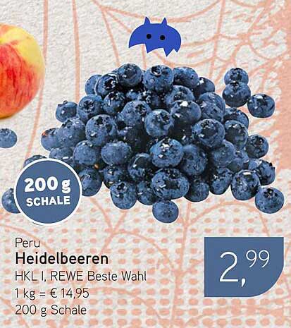 Heidelbeeren 200 g Schale – REWE Beste Wahl