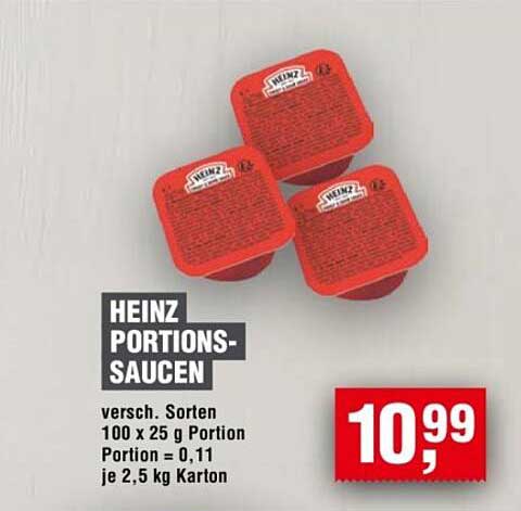 HEINZ PORTIONS-SAUCE