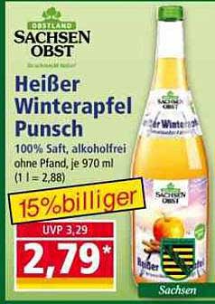 Heißer Winterapfel Punsch 100% Saft, alkoholfrei