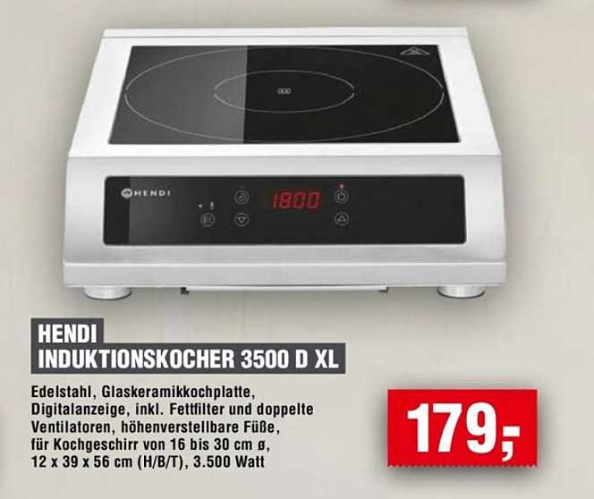 HENDI INDUKTIONSKOCHER 3500 D XL