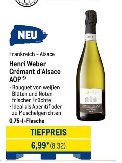 Henri Weber Crémant d'Alsace AOP