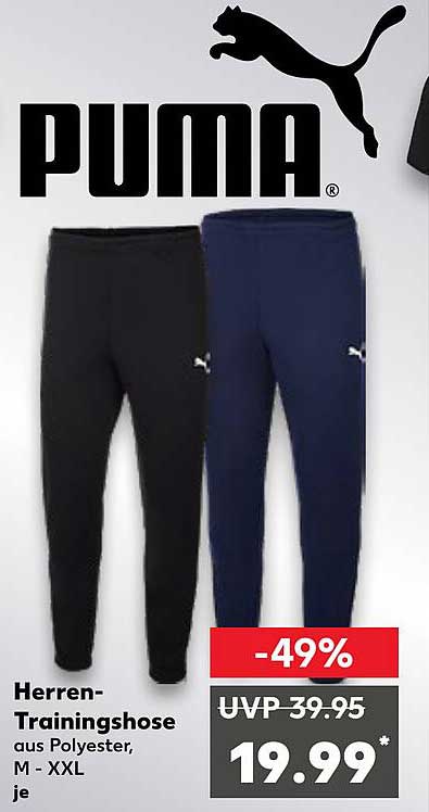 Herren-Trainingshose aus Polyester, M - XXL je