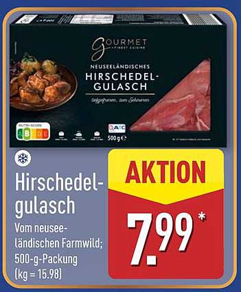 Hirschedel-Gulasch 500-g-Packung