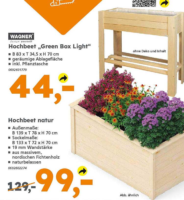 Hochbeet natur von WAGNER