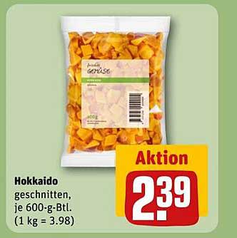 Hokkaido geschnitten, je 600-g-Btl.