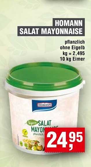 HOMANN SALAT MAYONNAISE 10 kg Eimer
