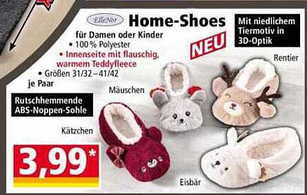 Home-Shoes für Damen oder Kinder
