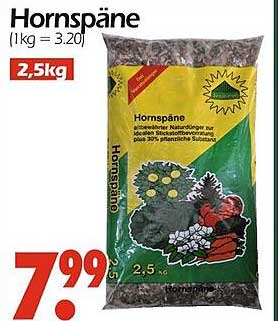 Hornspäne 2,5 kg - Ein natürlicher Dünger für Ihren Garten
