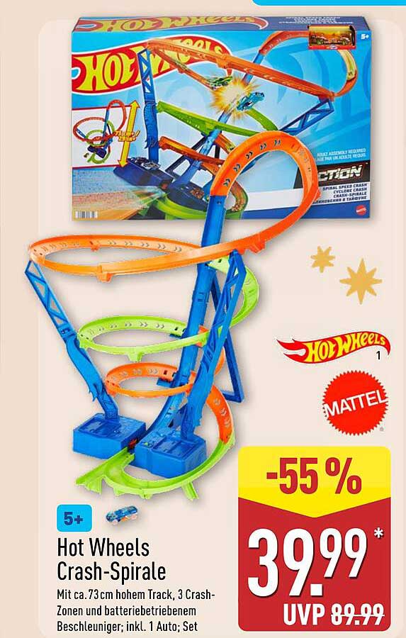 Hot Wheels Crash-Spirale