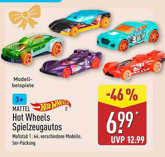 Hot Wheels Spielzeugautos 5er-Pack